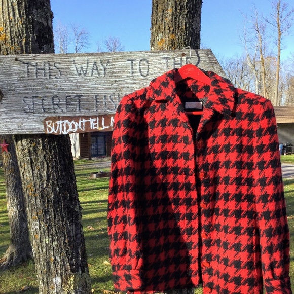 VINTAGE BLUE Wool COAT OOAK Sweet - Picture 12 of 16